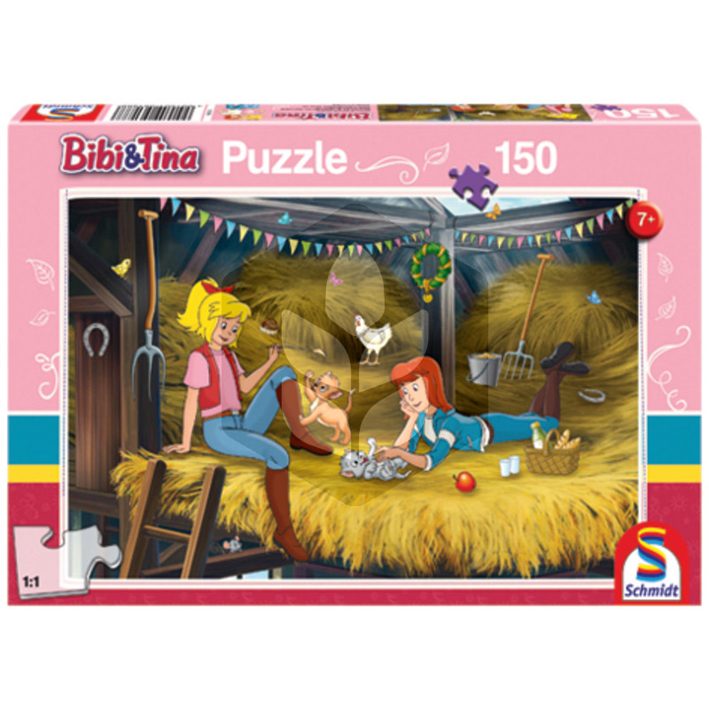 Puzzle Bibi & Tina In grajd la fan - 150 piese