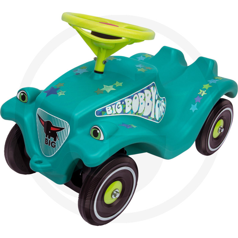 Bobby-Car Classic Little Star verde pentru copii, 58 cm