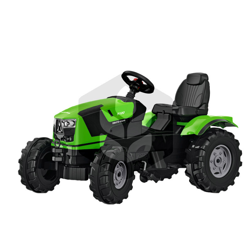 Mini Tractor cu pedale Deutz-Fahr 5120, 1.06 m, verde, pentru copii
