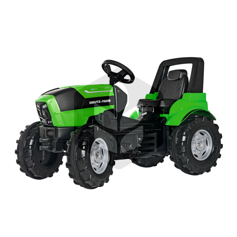 Mini Tractor cu pedale Deutz-Fahr Agrotron 7250 TTV, 1.085 m, verde, pentru copii