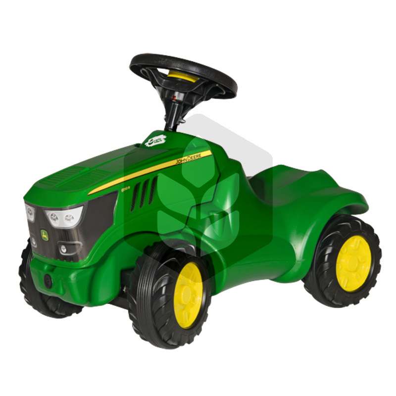Mini Tractor John Deere 6150 R, 0.61 m, verde, pentru copii
