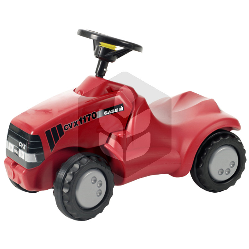 Mini Tractor Case CVX 1170 cu spatiu depozitare sub capota, 0.61 m, rosu, pentru copii