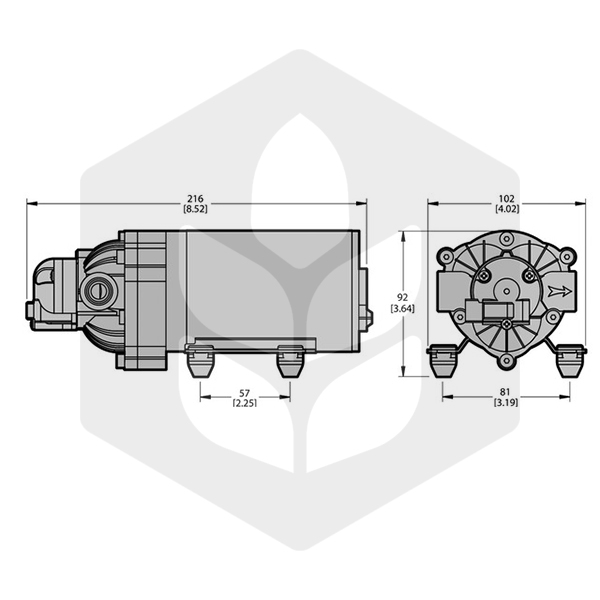 Pompa electrica EF 2200 Everflo 12V