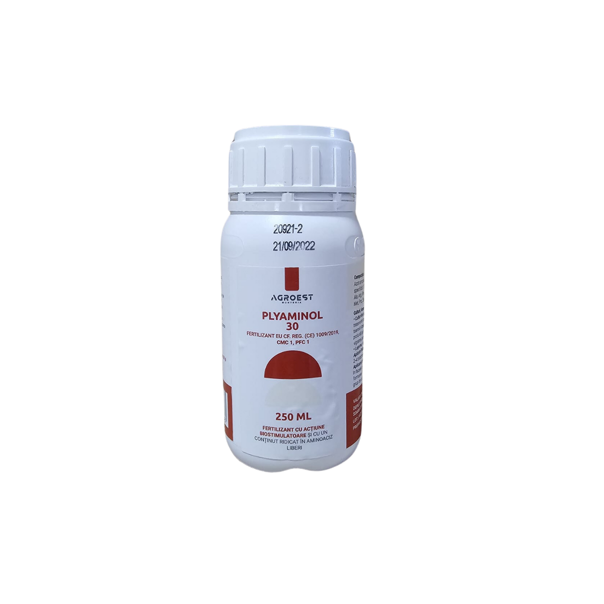 Biostimulatori - Biostimulator cu aminoacizi liberi 30% Plyaminol 30, 0.5 litri, hectarul.ro