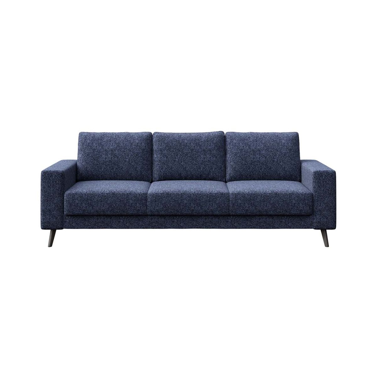 Mobilier interior - Canapea 3 locuri albastru navy textil Fynn Mesonica, hectarul.ro