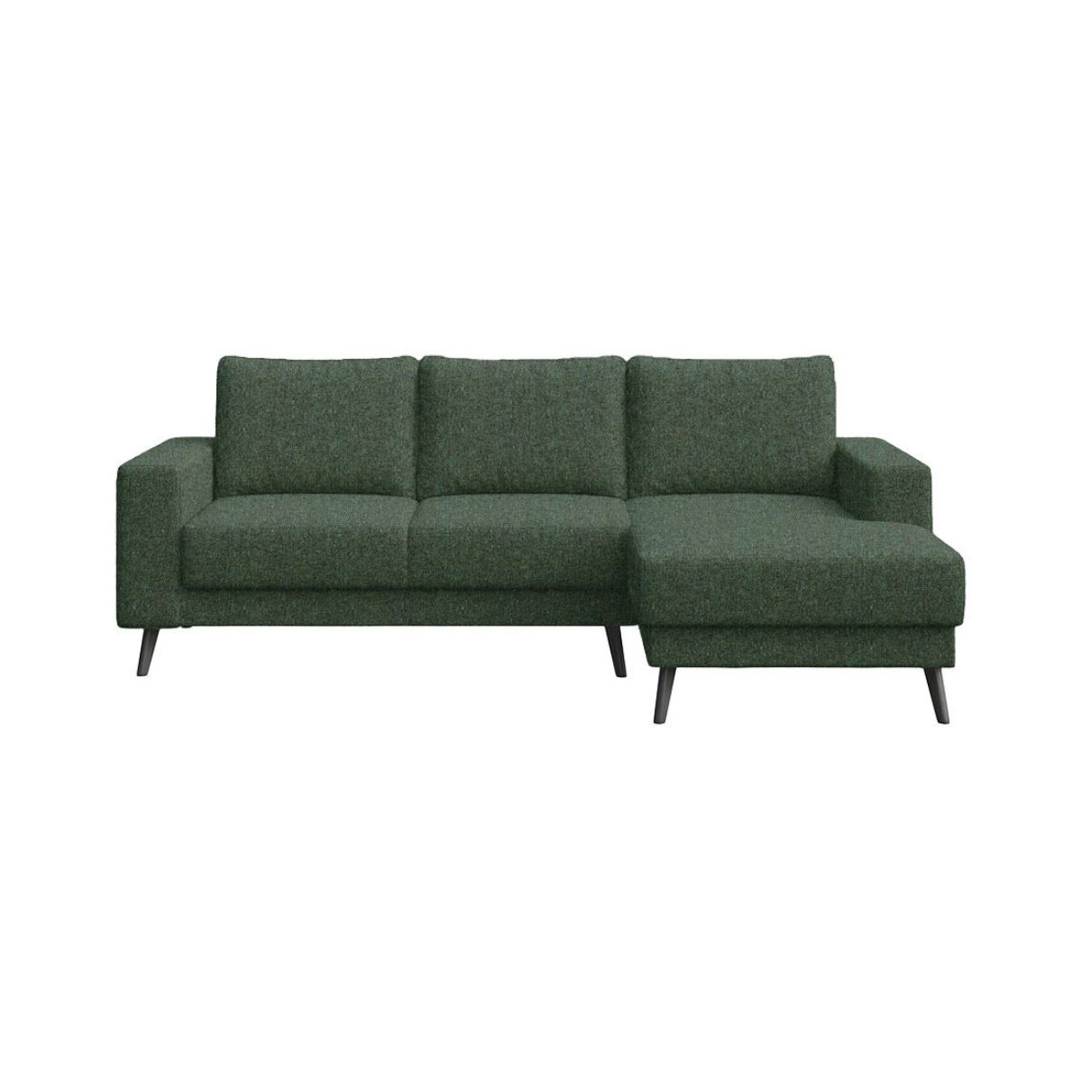 Mobilier interior - Canapea 3 locuri tip coltar verde padure dr textil Fynn Mesonica, hectarul.ro