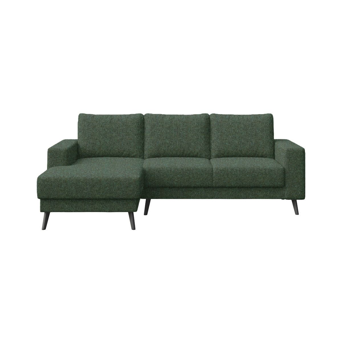 Mobilier interior - Canapea 3 locuri tip coltar verde padure stg textil Fynn Mesonica, hectarul.ro