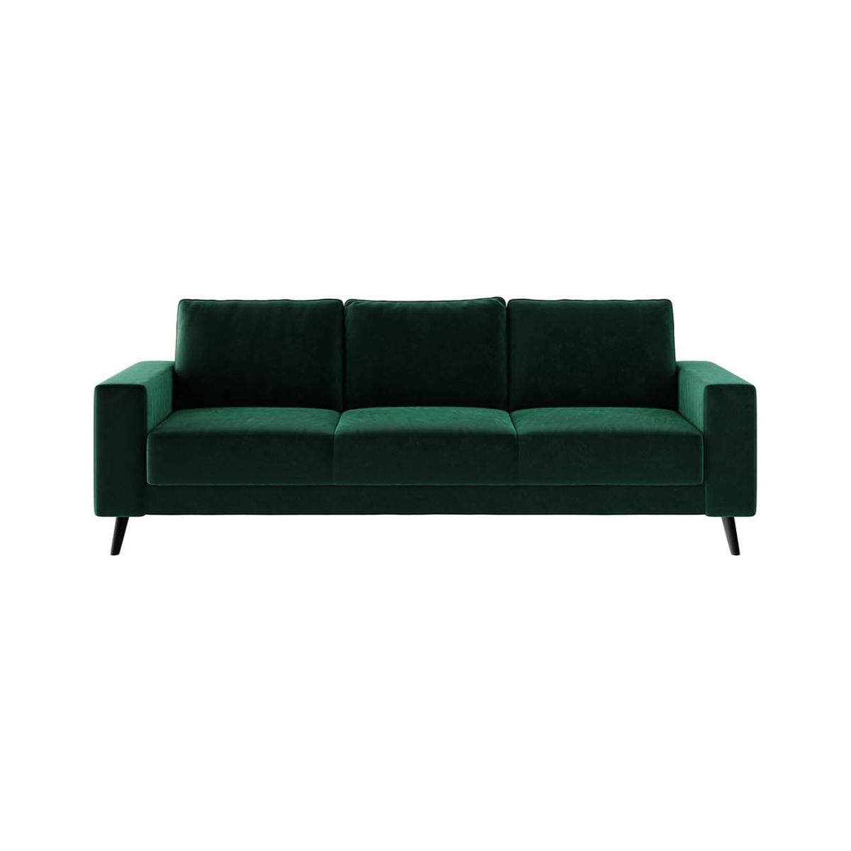 Mobilier interior - Canapea 3 locuri verde smarald textil Fynn Mesonica, hectarul.ro