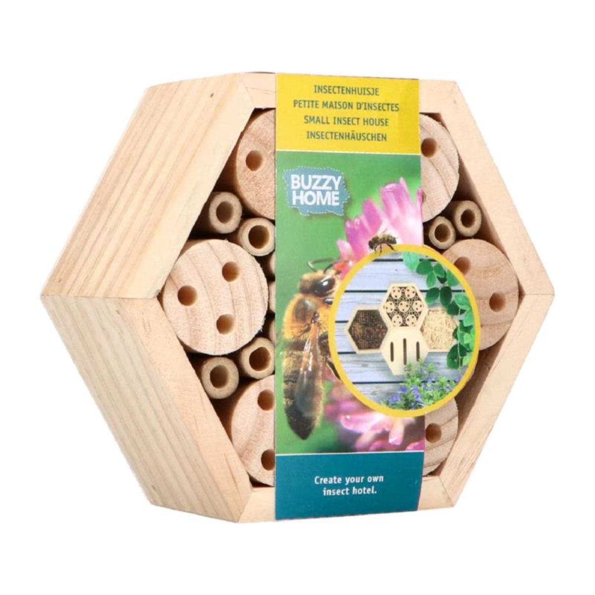 Decoratiuni exterior - Casuta hexagonala pentru albine, BUZZY, hectarul.ro