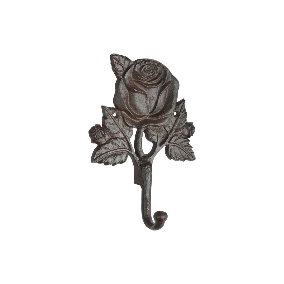 Decoratiuni exterior - Cuier ruginiu din oțel turnat Roses Esschert Design, hectarul.ro