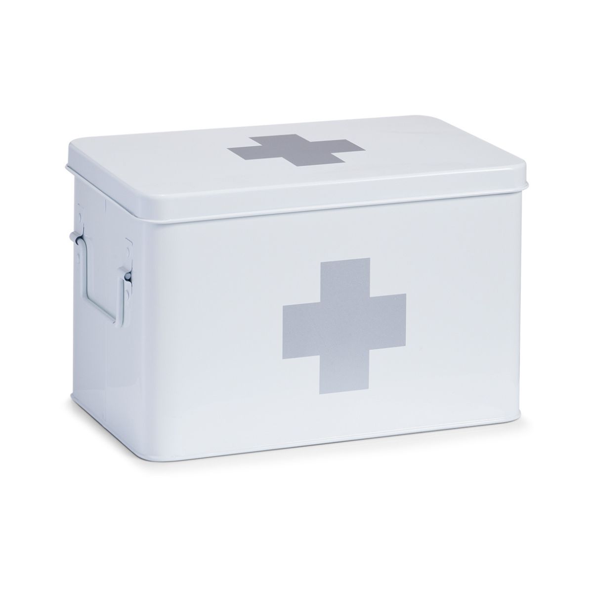 Baie - Cutie alba din metal pentru medicamente, 32 x 19,5 x 20 cm, Medicine Box Maxi Zeller, hectarul.ro