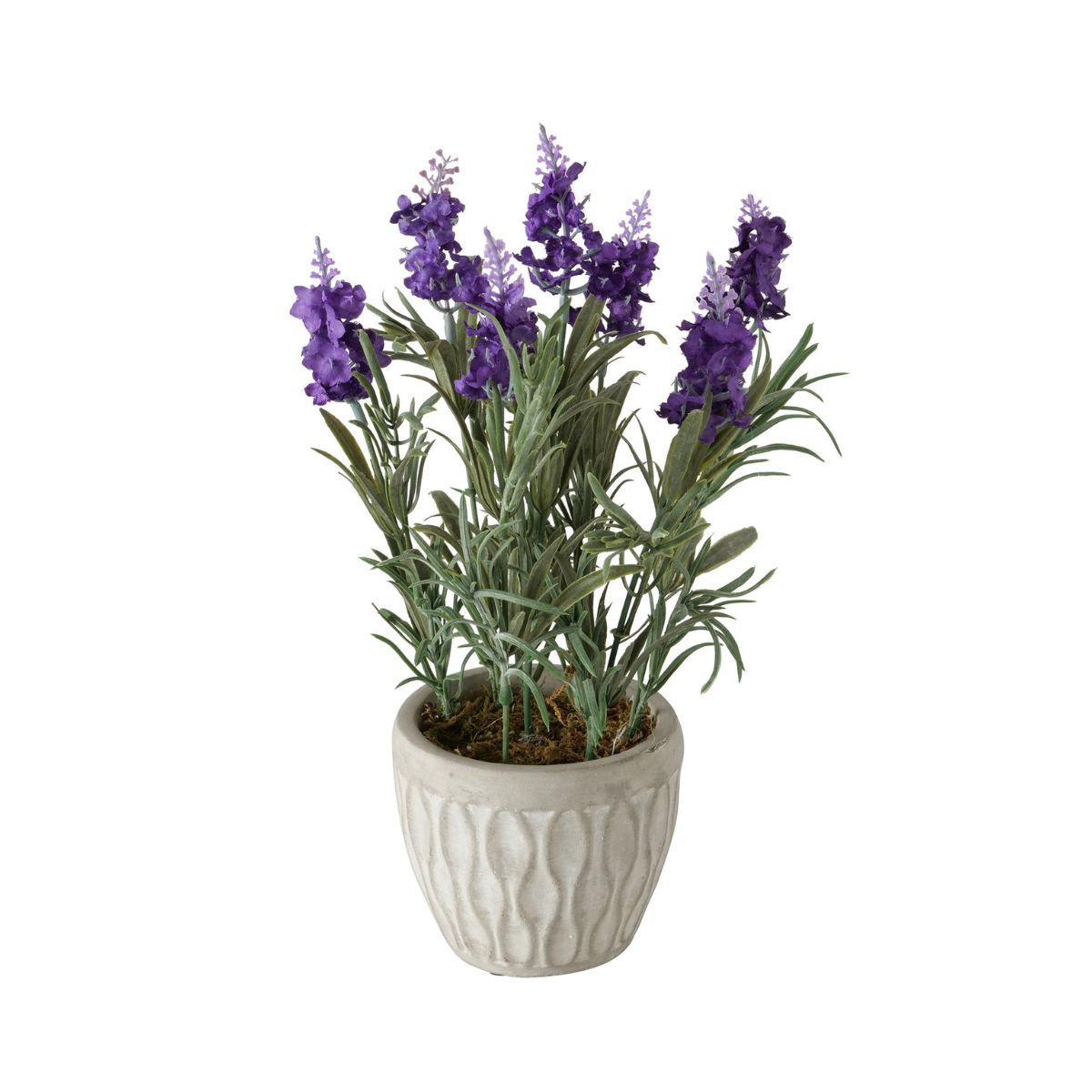 DECORATIUNI INTERIOR - Decoratiune din plastic 32 cm lavanda in ghiveci Lavendel Boltze, hectarul.ro