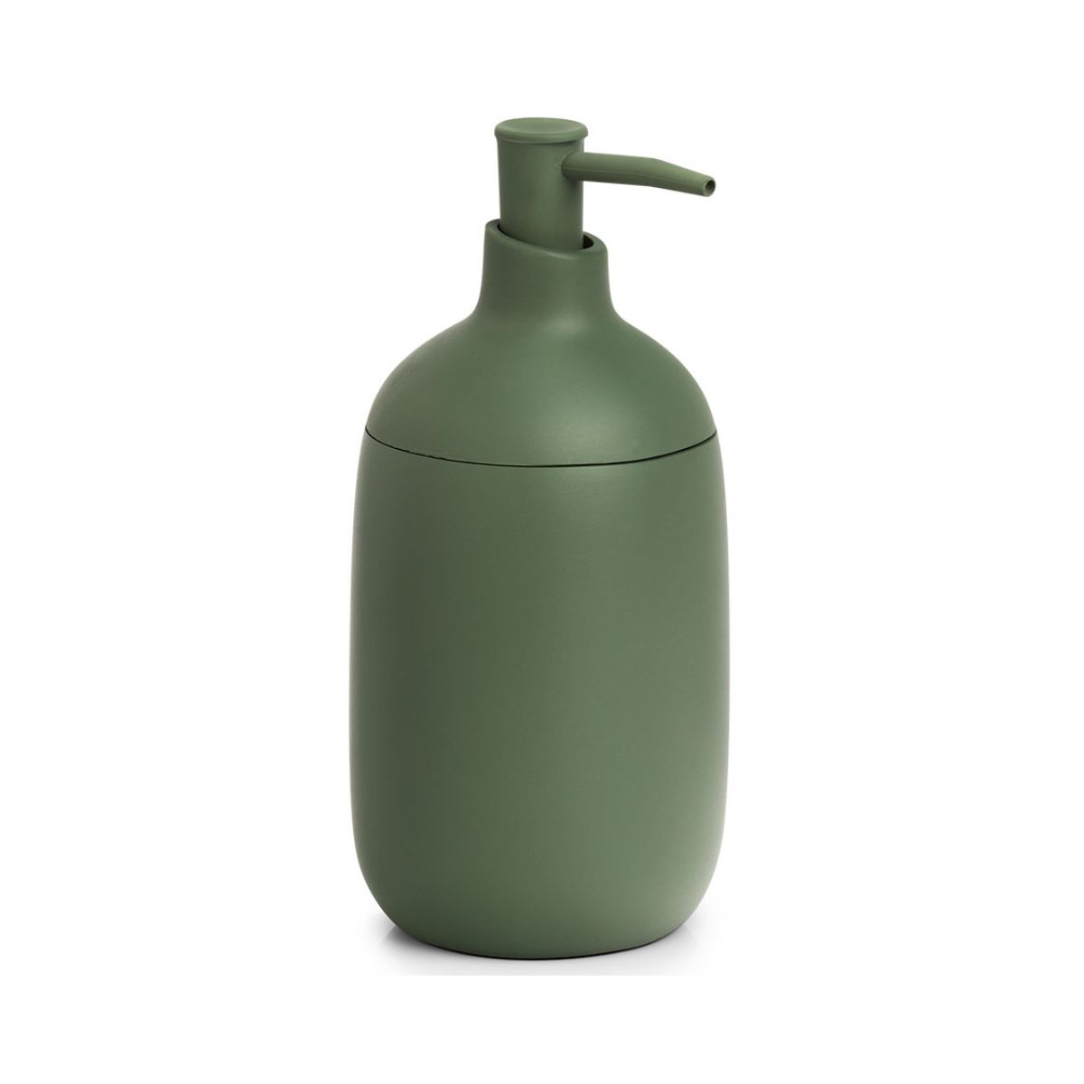 Baie - Dispenser sapun lichid verde, din polirasina, 18 cm, Soap Dispenser Modern, hectarul.ro