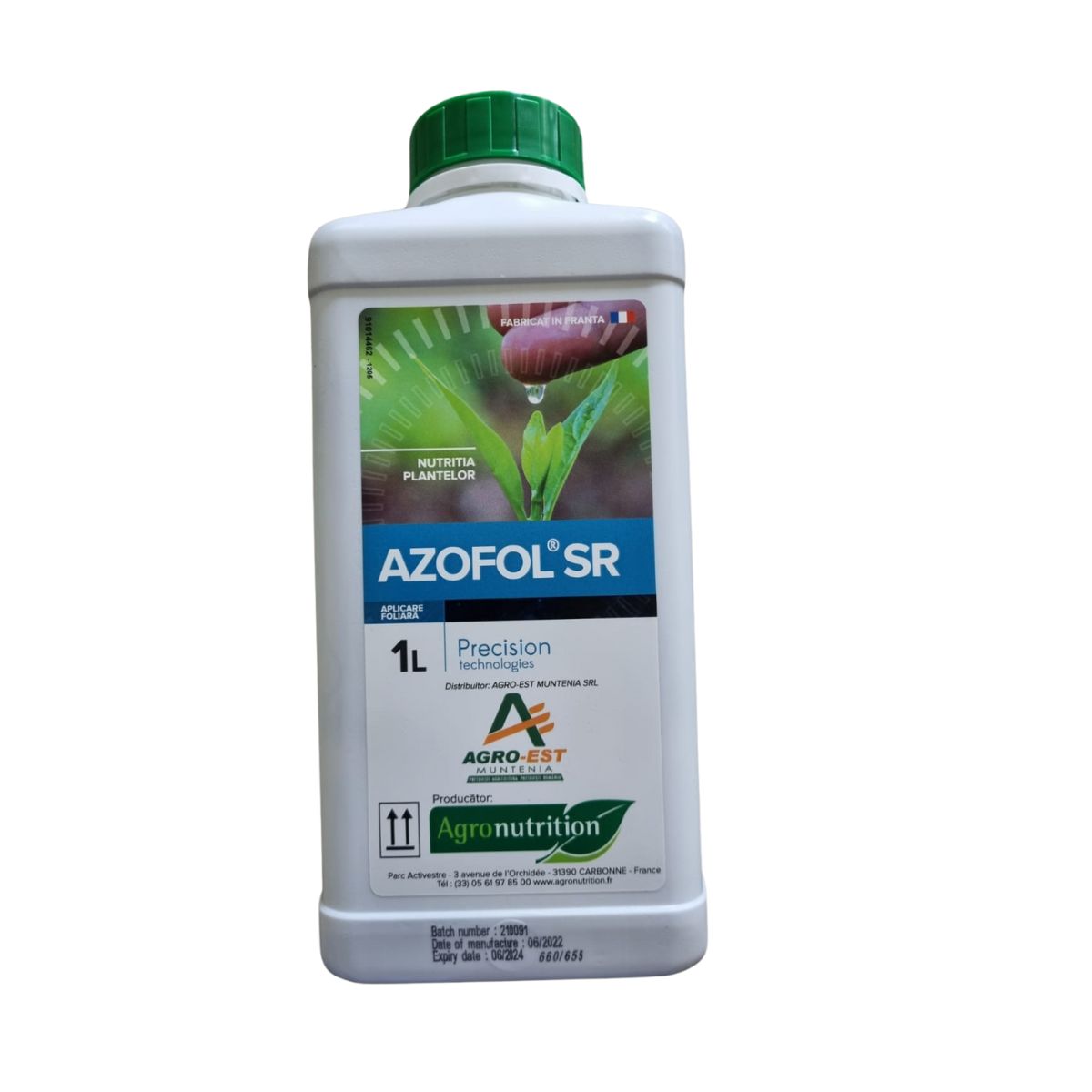 Azot cu eliberare lenta - Fertilizant azot cu eliberare lenta 36% si microelemente Azofol SR, 1 LITRU, hectarul.ro