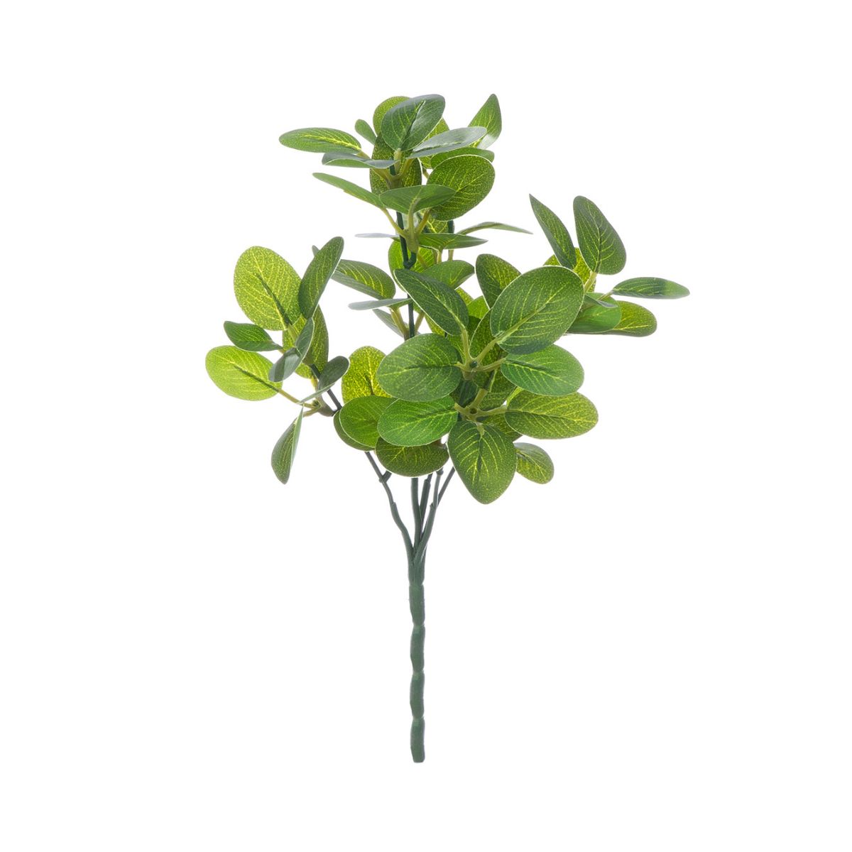 Decoratiuni de interior - Floare artificiala verde 28 cm Leaves Gilde, hectarul.ro