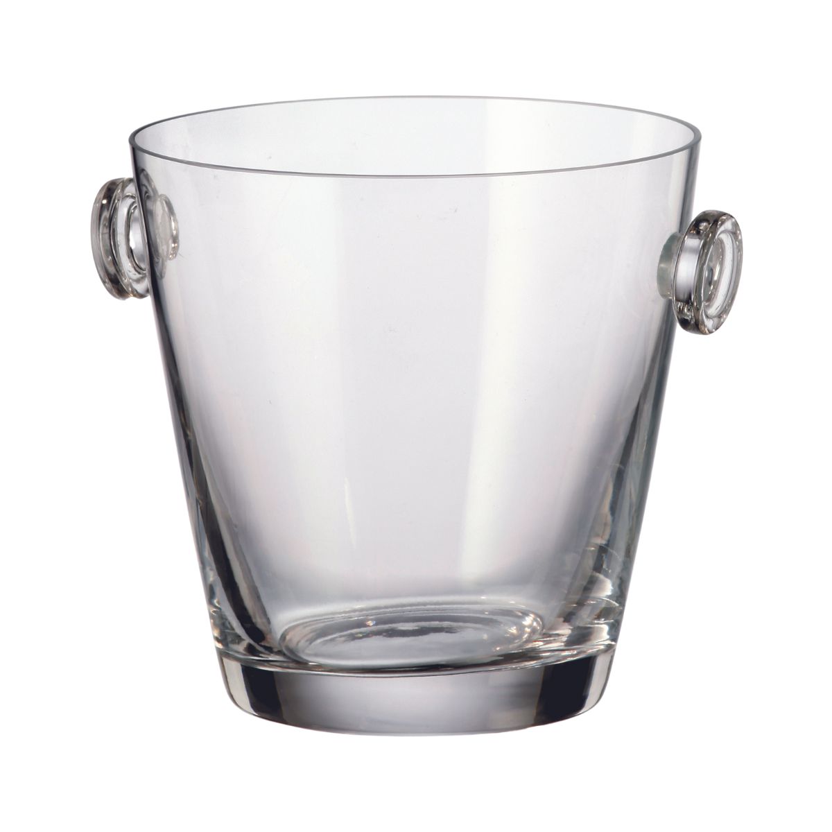 Bucatarie - Frapiera, transparenta, din cristal de Bohemia, 14 cm, Ice Buckets Hand Made, hectarul.ro