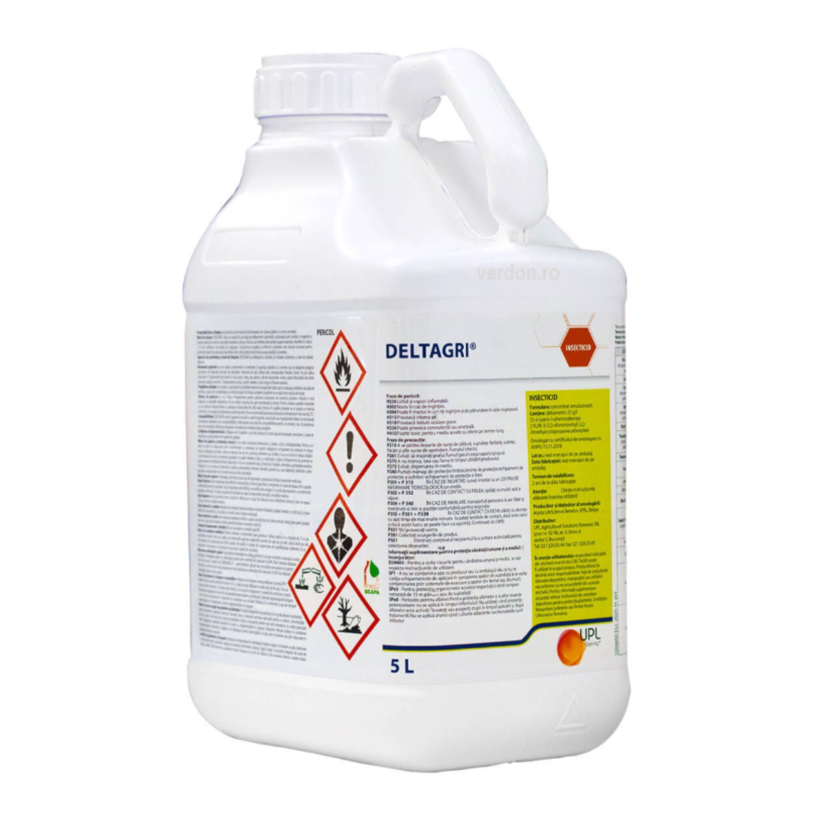 Insecticide - Insecticid  de contact DELTAGRI -5 litri, UPL , hectarul.ro