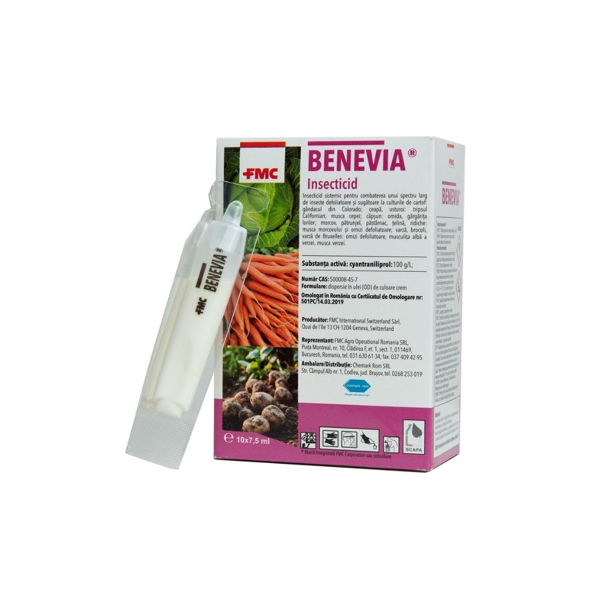 Insecticide - Insecticid legume, capsuni si cartof Benevia, 7,5 ML, hectarul.ro