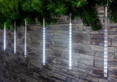 Decoratiuni de Craciun - Lanț de țurțuri de Crăciun MagicHome, 240 LED-uri alb rece, hectarul.ro