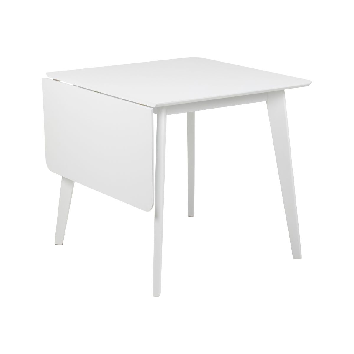 Mobilier interior - Masa de dining alba din MDF  80/120 cm Roxby Actona, hectarul.ro