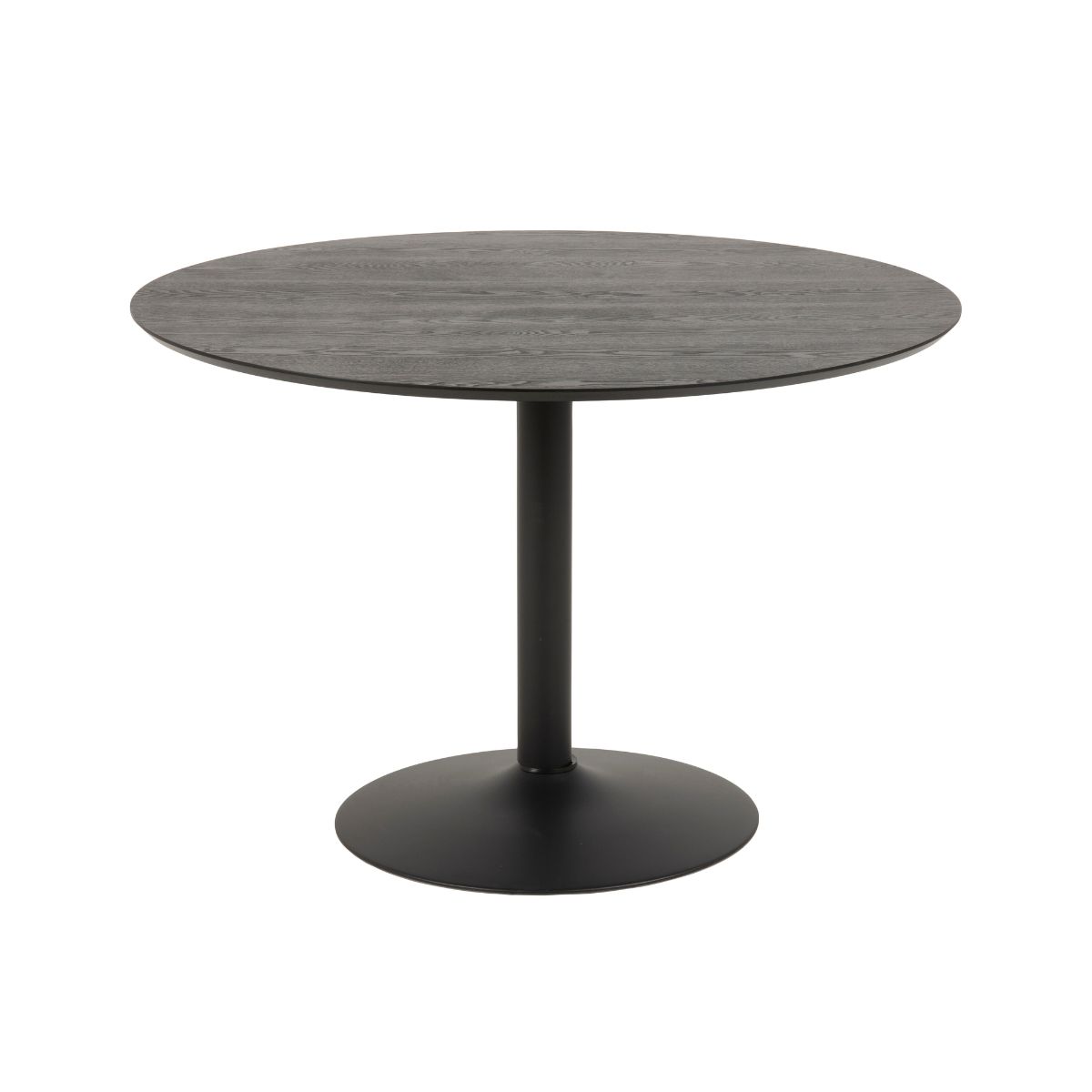 Mobilier interior - Masa de dining neagra din MDF furniruit 110 cm Ibiza Actona, hectarul.ro