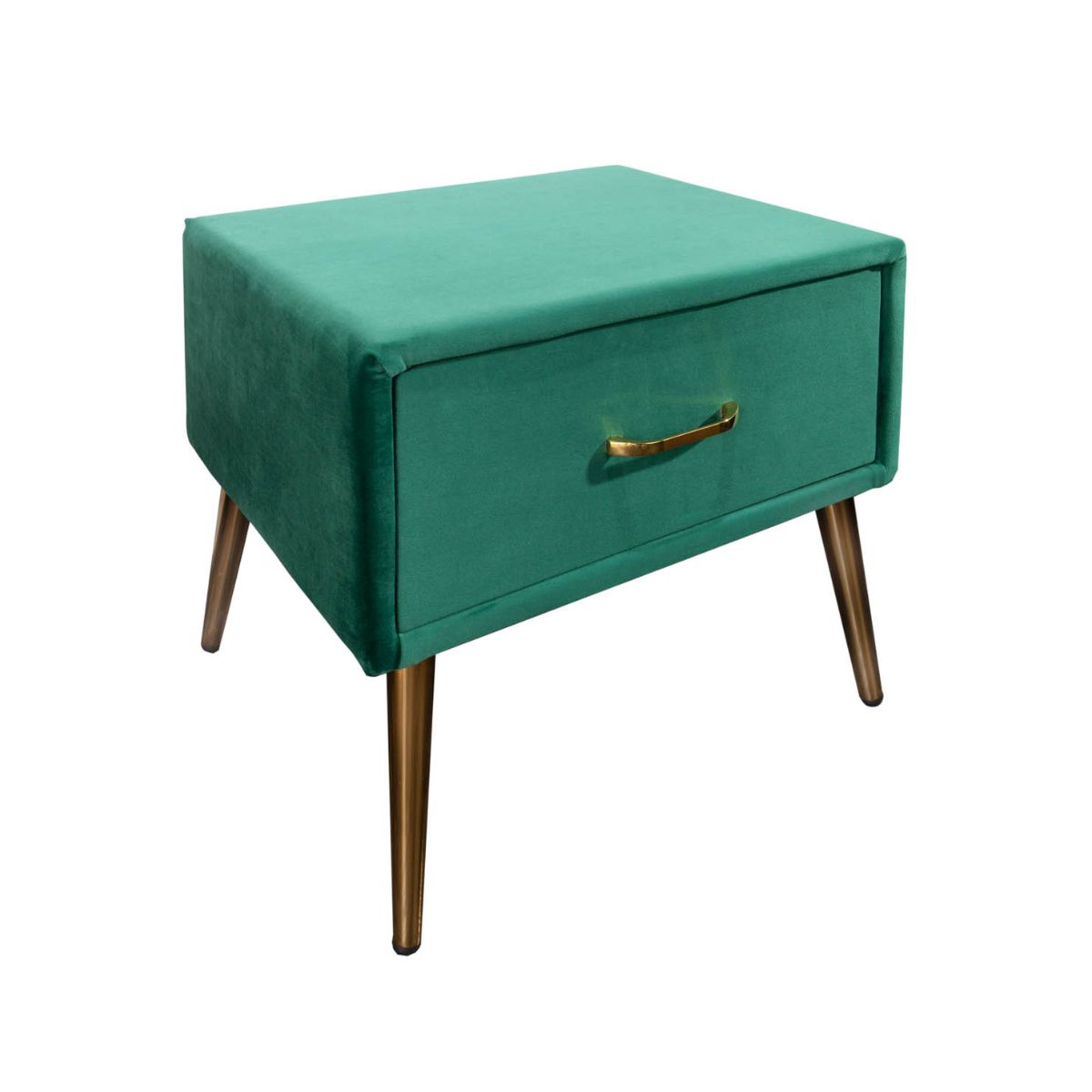 Mobilier interior - Noptiera verde smarald Famous Invicta, hectarul.ro