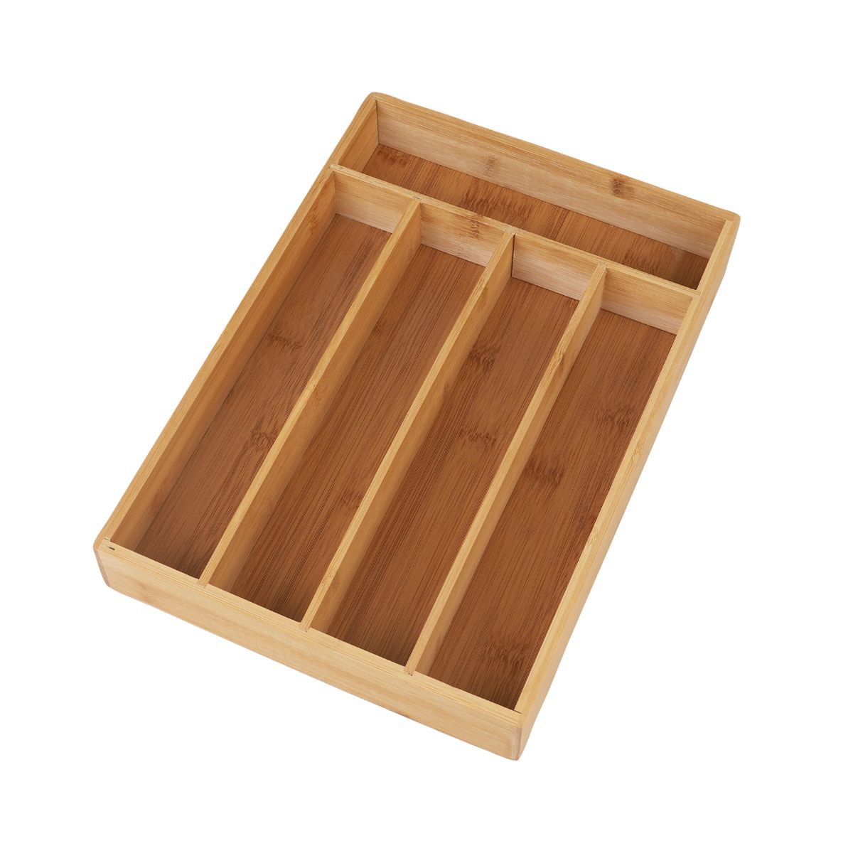 Bucatarie - Organizator pentru tacamuri, din bambus, 32X23X4,5 cm, Bambou & Co, hectarul.ro