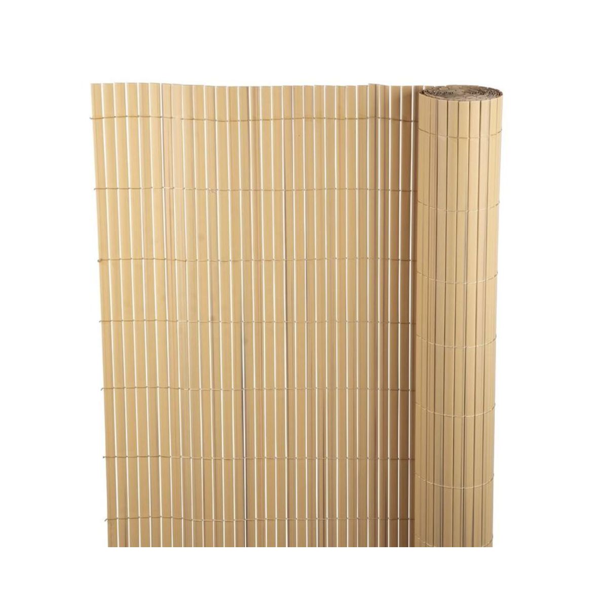 Unelte de gradinarit - Panou de gard pentru gradina PVC 1500 mm, L-3 m, bambus, 1300g/m2, hectarul.ro
