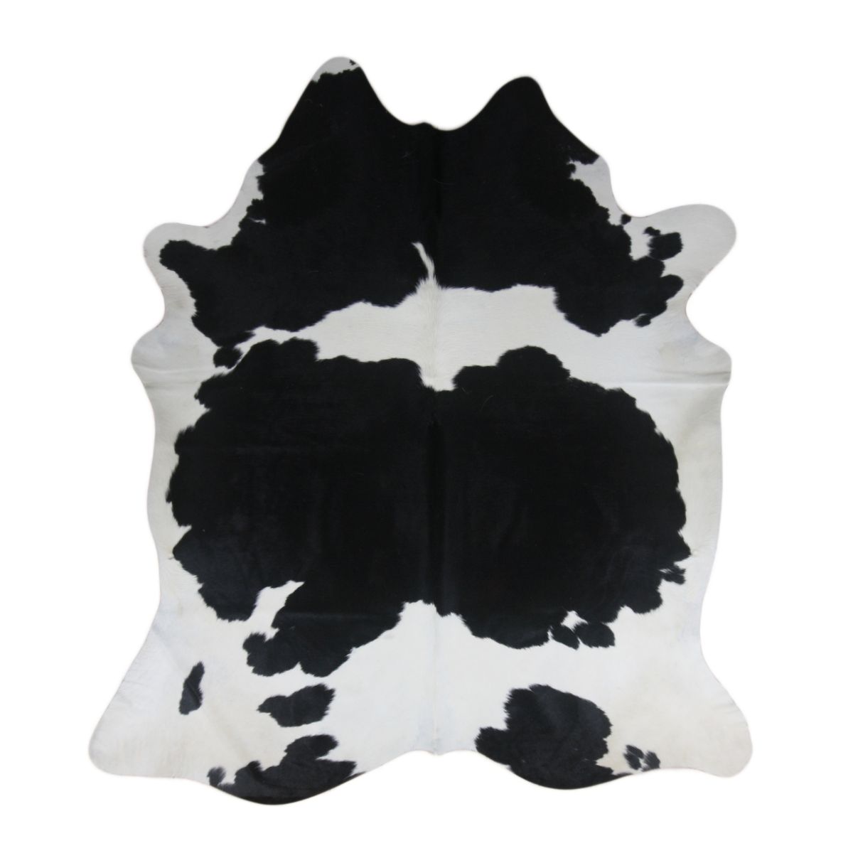 Decoratiuni de interior - Piele naturala de vita, 2-3 m2, culoare negru cu alb, hectarul.ro