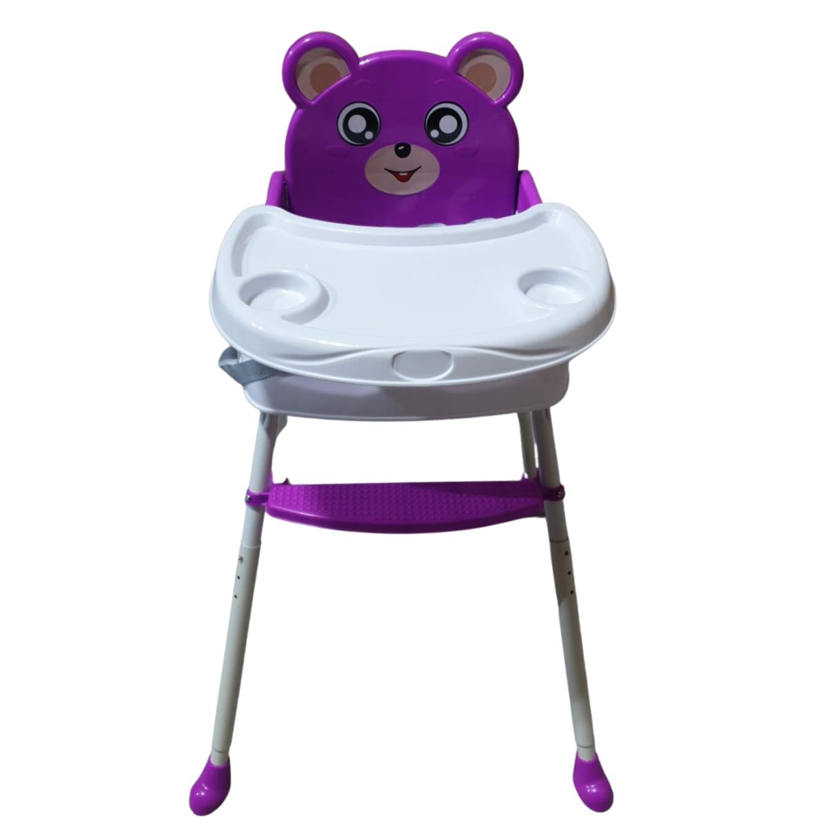 Jucarii interior - Scaun cu masa 3in1 pentru copii, transformabil in scaunel, masuta detasabila, model Teddy Bear , Jolly Kids™ MOV, hectarul.ro