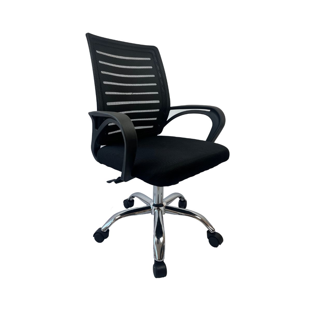 Mobilier interior - Scaun de birou reglabil pe inaltime, negru, 49x49x91 cm, Modern Mesh Office Chair, hectarul.ro