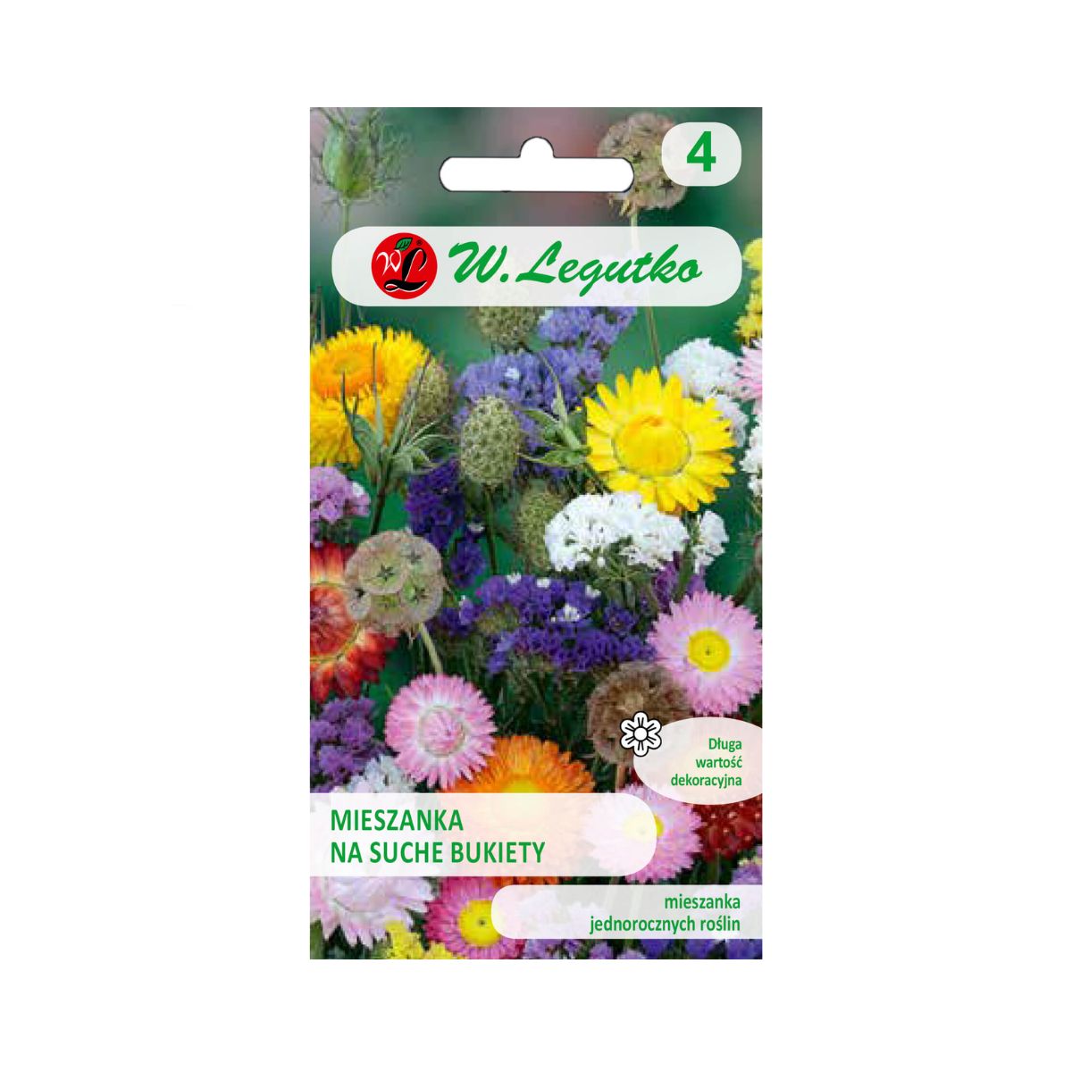 Seminte flori - Seminte amestec de flori uscate pentru buchete, 0,8 gr, LEGUTKO, hectarul.ro