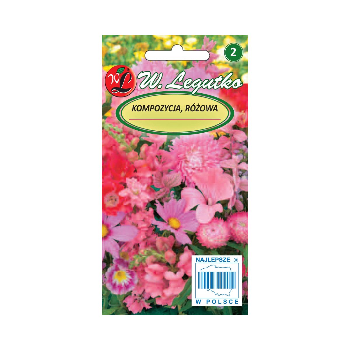 Seminte flori - Seminte amestec flori de vara roz, 0,8 gr, LEGUTKO, hectarul.ro