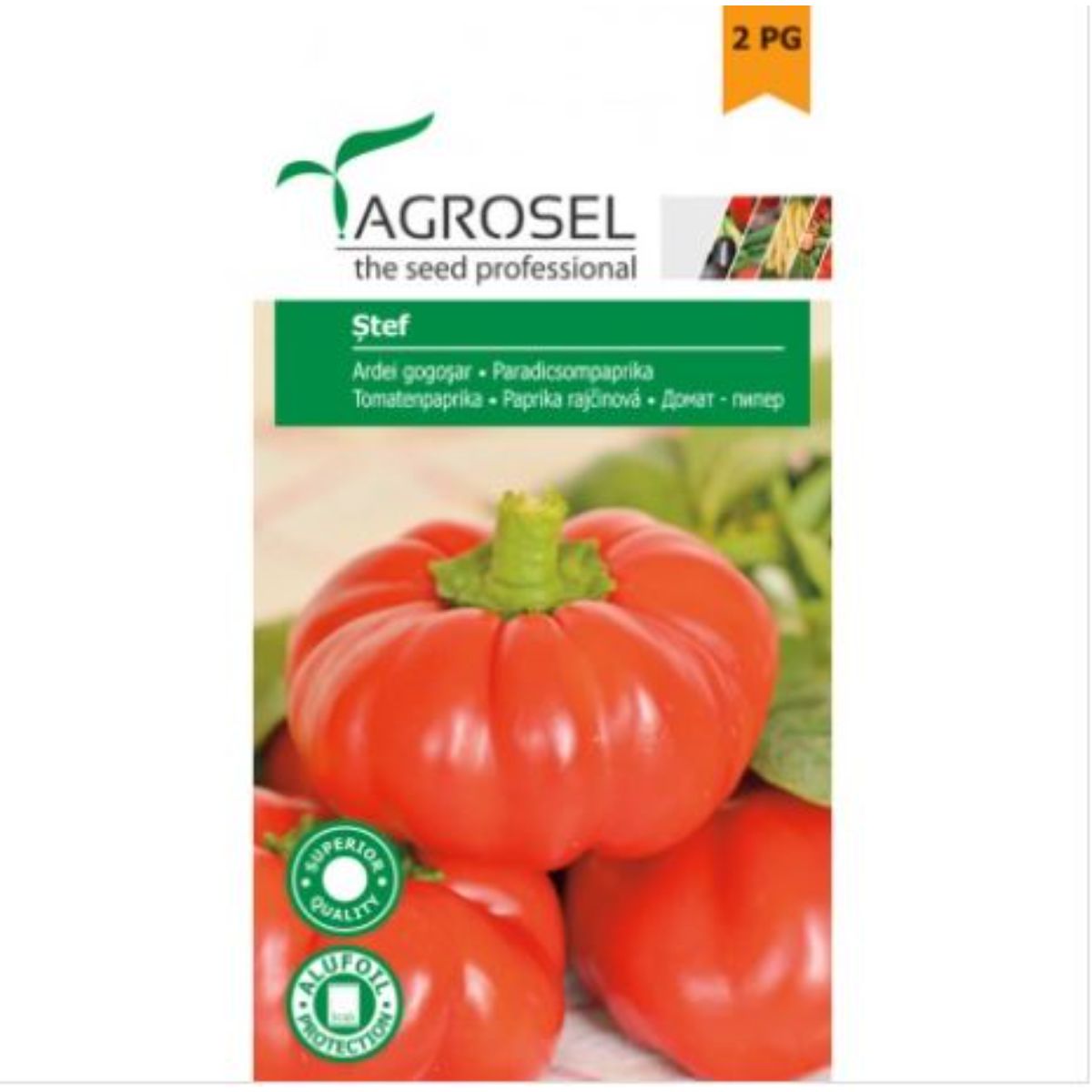Ardei - Seminte Ardei gogosar Stef Agrosel 1 g, hectarul.ro