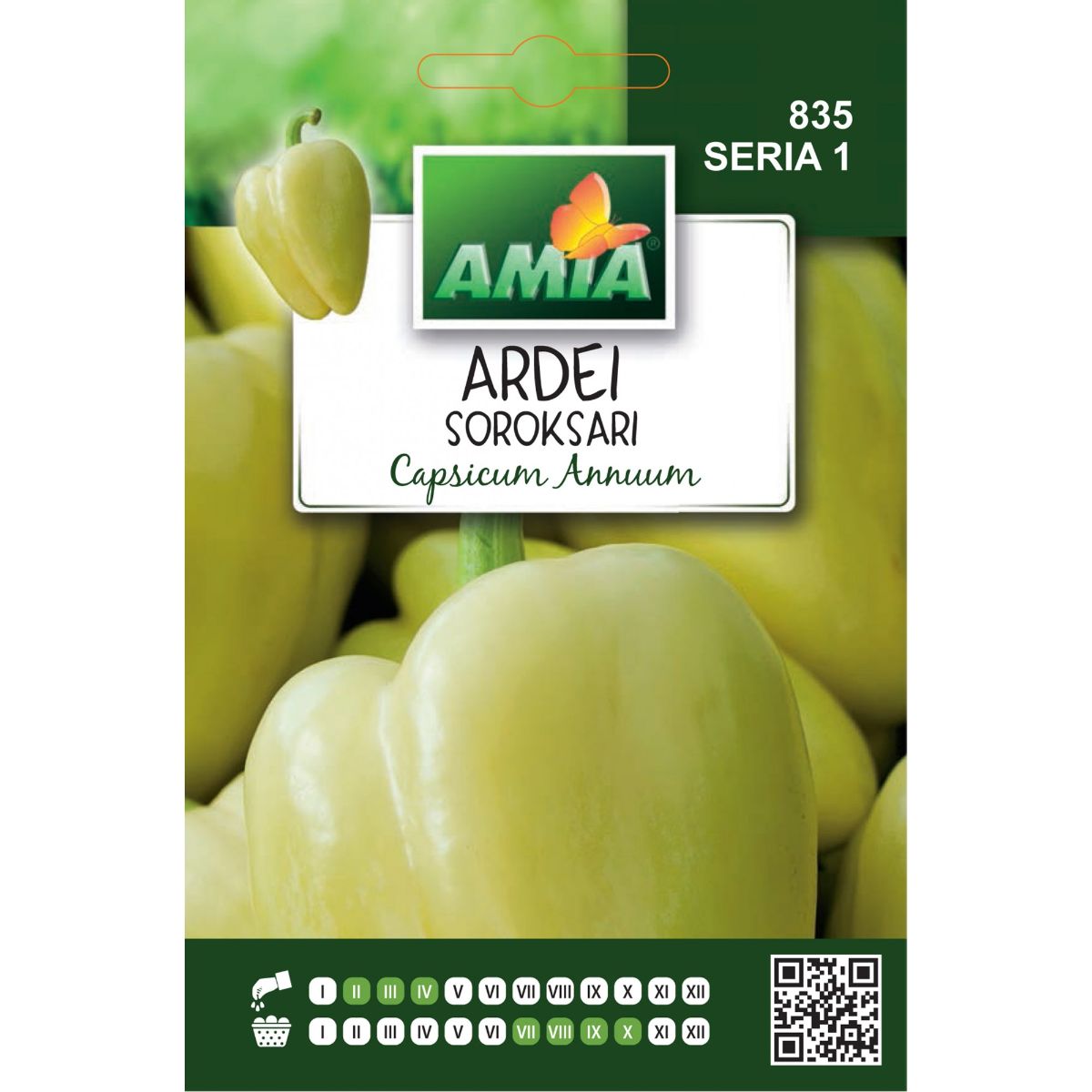 Ardei - Seminte Ardei SOROKSARY A AMIA 0.7gr, hectarul.ro