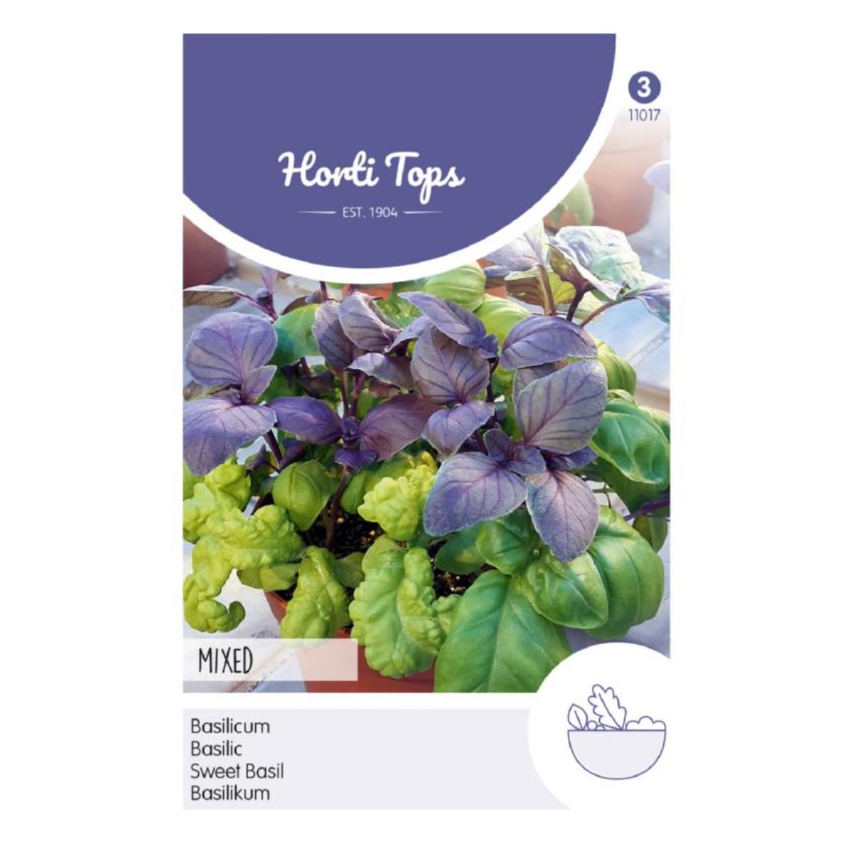 Seminte plante aromatice - Seminte busuioc MIX, 1,5 grame, Hortitops, hectarul.ro
