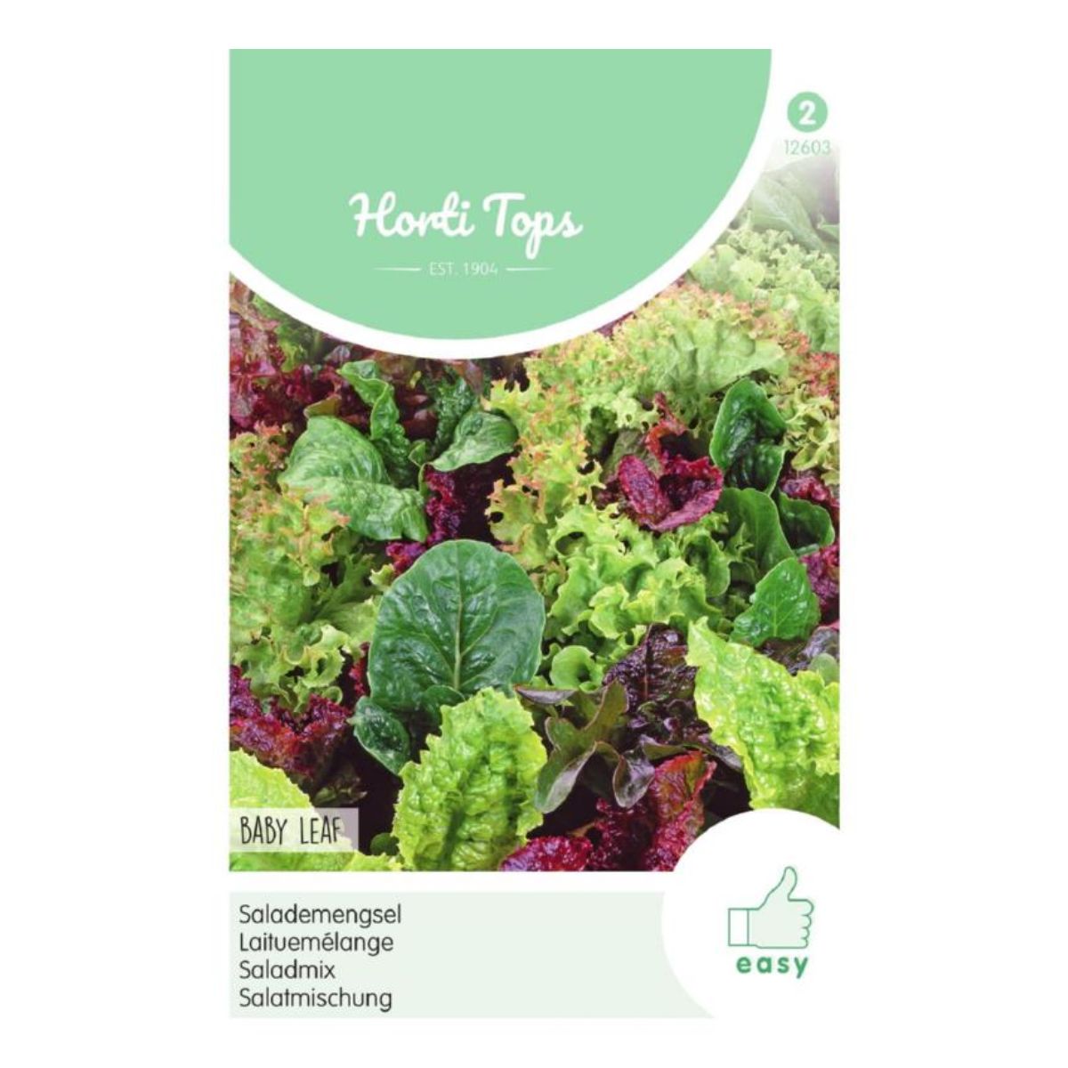 Salata - Seminte de salata MIX, 3 grame, Hortitops, hectarul.ro