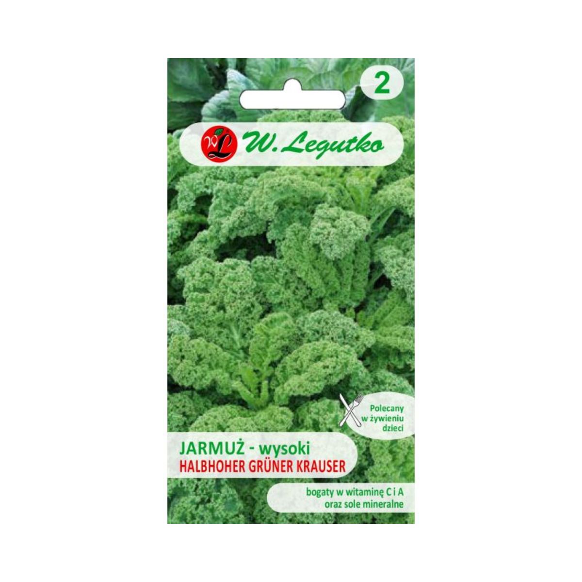 Varza - Seminte de varza Kale Gruner, 0,5 gr, LEGUTKO, hectarul.ro