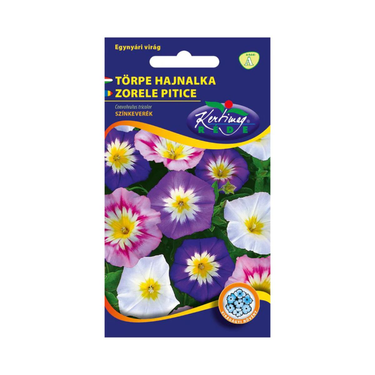 Seminte flori - Seminte de zorele pitice TRICOLOR mix, 1 gr, KERTIMAG, hectarul.ro