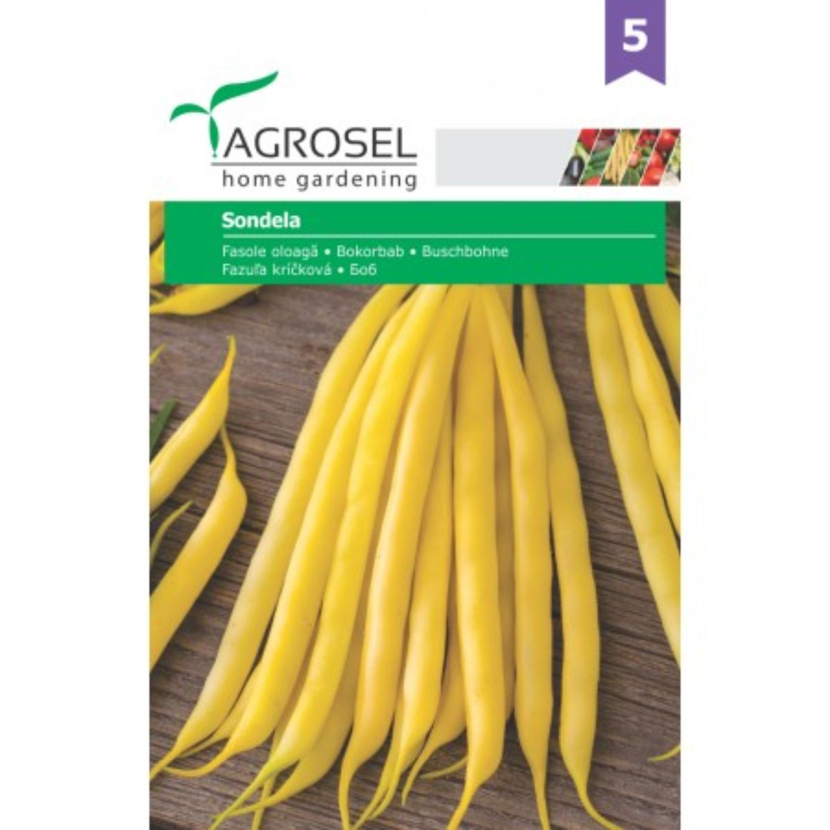 Fasole - Seminte Fasole oloaga  Sondela Agrosel 45 g, hectarul.ro