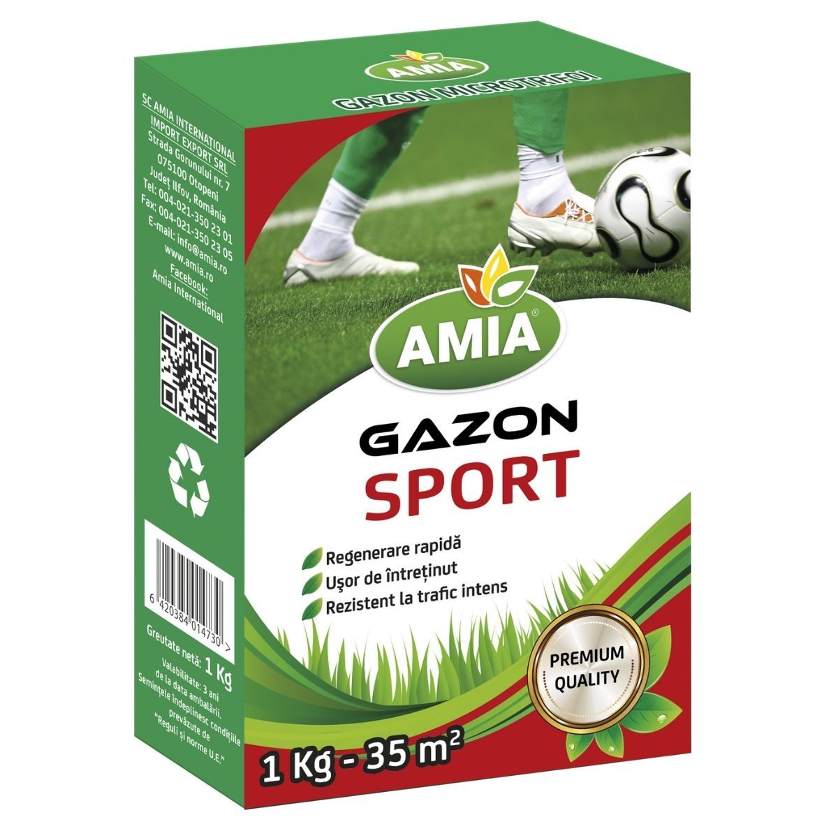 Seminte gazon - Seminte Gazon SPORT AMGS1 AMIA 1 Kg, hectarul.ro