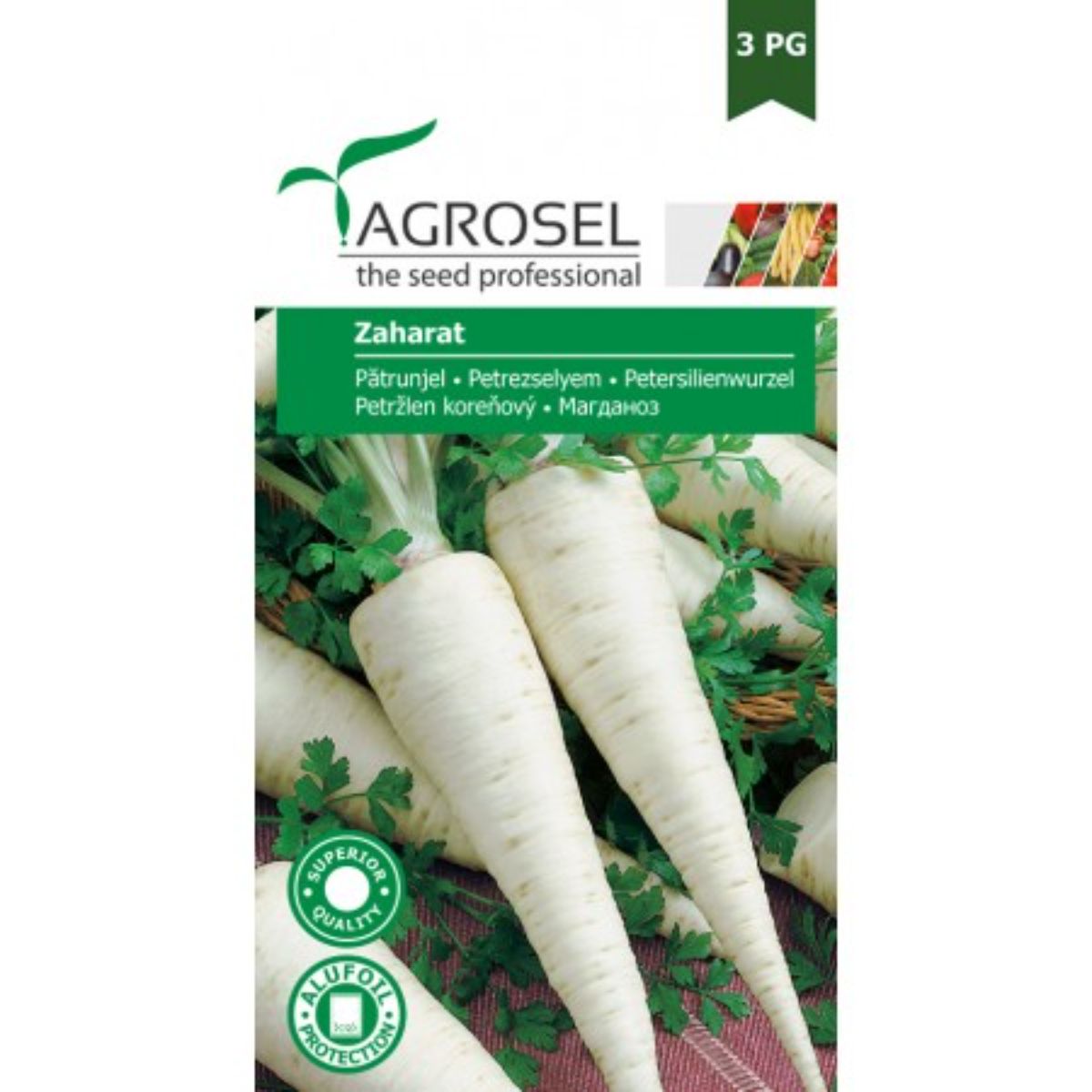 Patrunjel  - Seminte Patrunjel Zaharat Agrosel 7 g, hectarul.ro