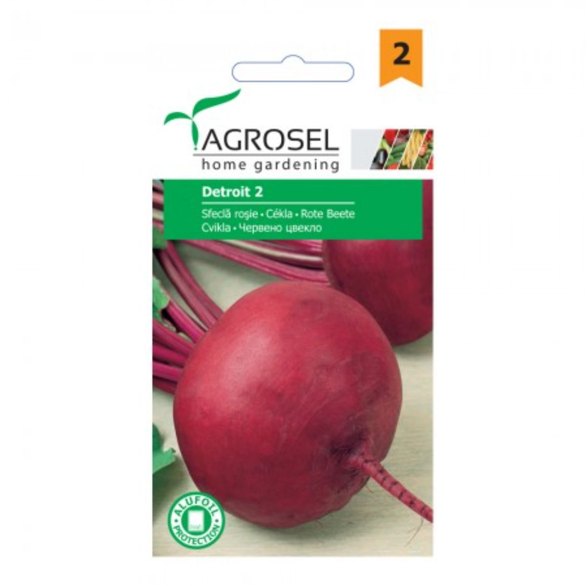 Sfecla Rosie - Seminte Sfecla rosie Detroit 2 Agrosel 5 g, hectarul.ro