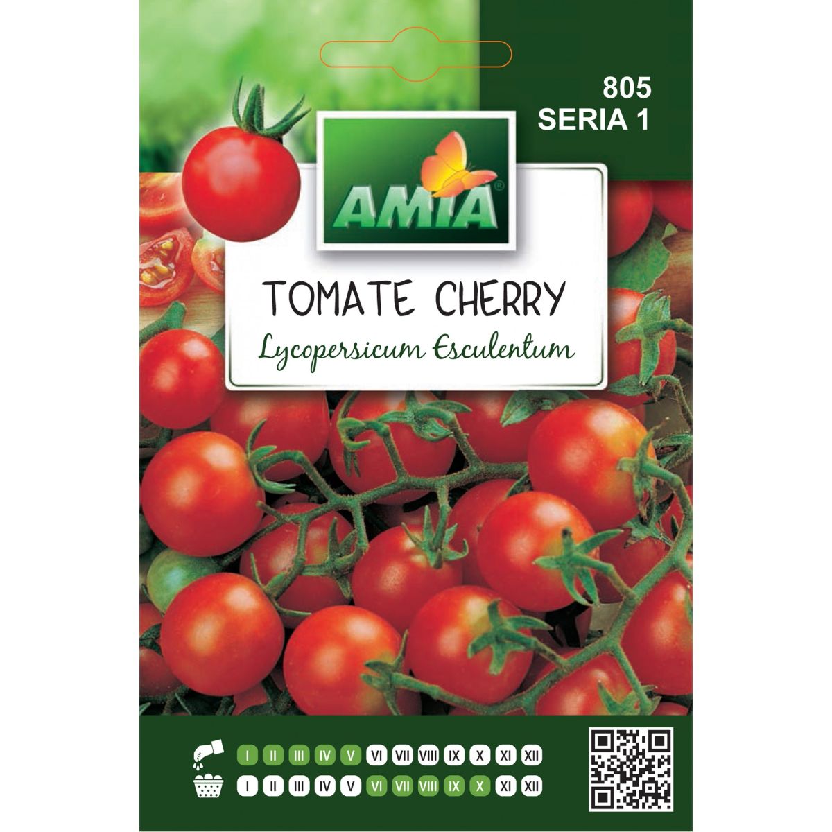 Tomate - Seminte Tomate CHERRY B AMIA 0.7gr, hectarul.ro