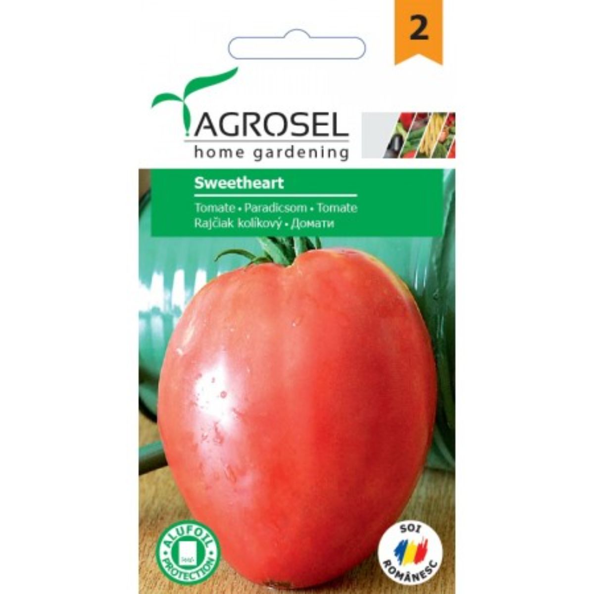 Tomate - Seminte Tomate Sweetheart Agrosel 0.6 g, hectarul.ro