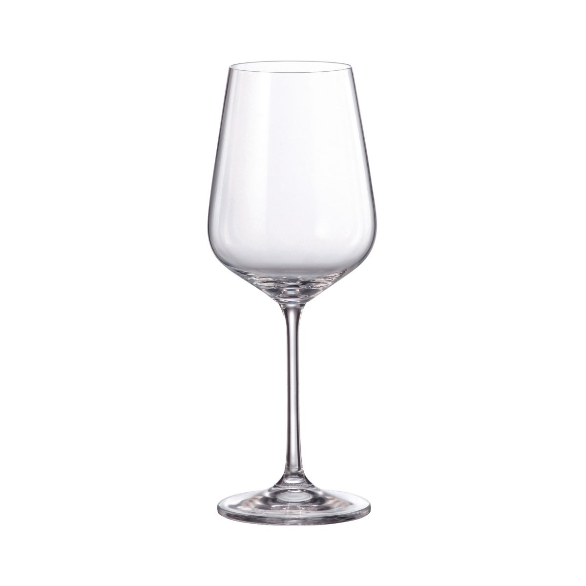 Bucatarie - Set de 4 pahare pentru vin alb, transparent, din cristal de Bohemia, 490 ml, Globo, hectarul.ro