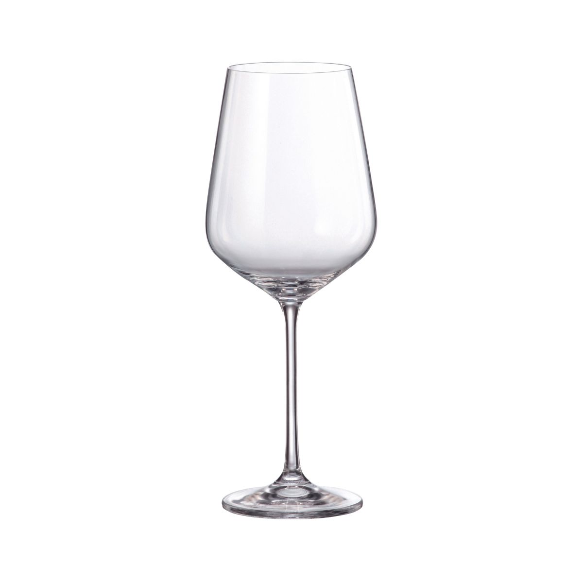 Bucatarie - Set de 4 pahare pentru vin rosu, transparent, din cristal de Bohemia, 600 ml, Globo, hectarul.ro