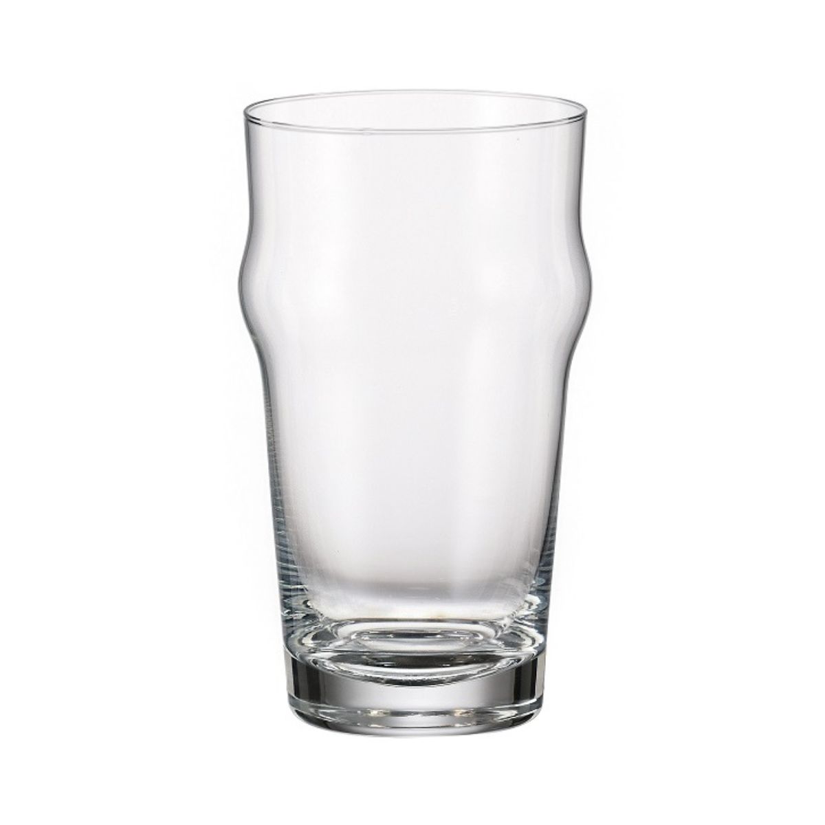 Bucatarie - Set de 6 pahare pentru bere, transparent, din cristal de Bohemia, 400 ml, Nonic, hectarul.ro