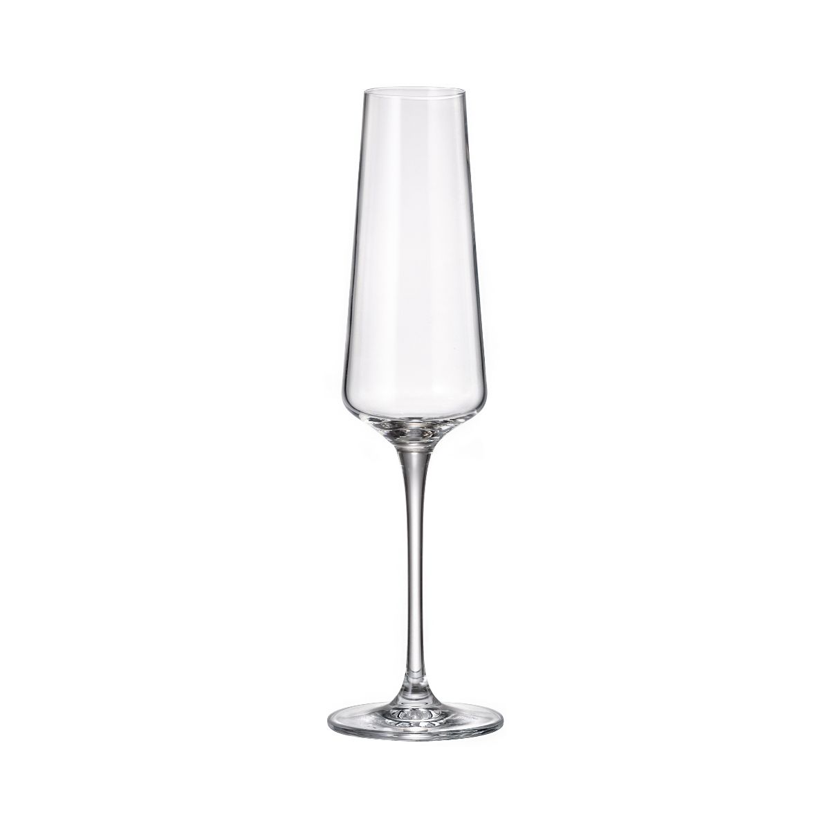 Bucatarie - Set de 6 pahare pentru sampanie, transparent, din cristal de Bohemia, 160 ml, Winestar, hectarul.ro