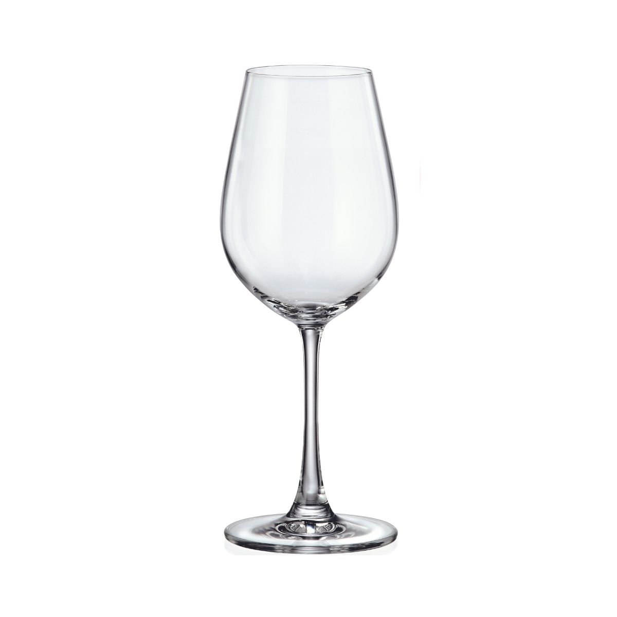 Bucatarie - Set de 6 pahare pentru vin alb, transparent, din cristal de Bohemia, 400 ml, Sarah White Wine, hectarul.ro